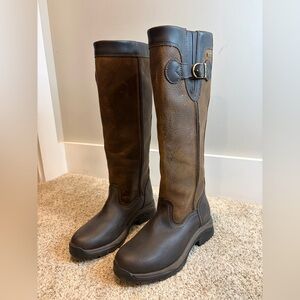Ariat Womens Belford Gortex Boots Tall size 6.5 Brown Riding Boots